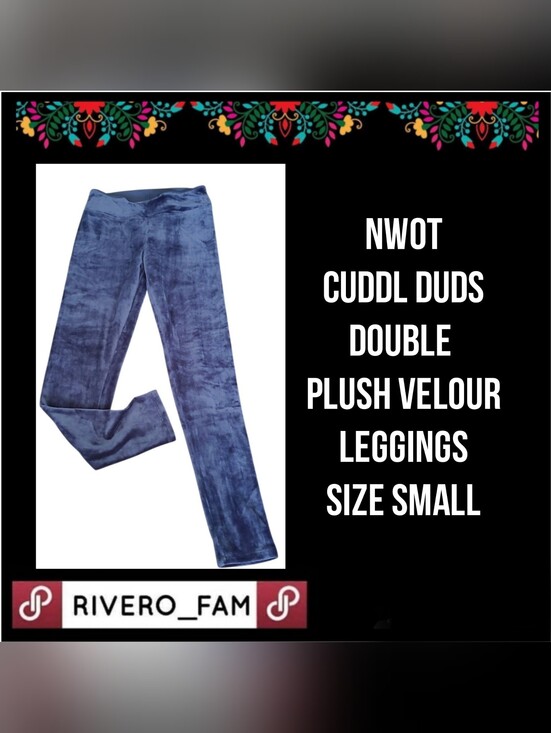 Cuddl Duds Pants - NWOT | CUDDL DUDS | DOUBLE PLUSH VELOUR LEGGINGS | SIZE SMALL